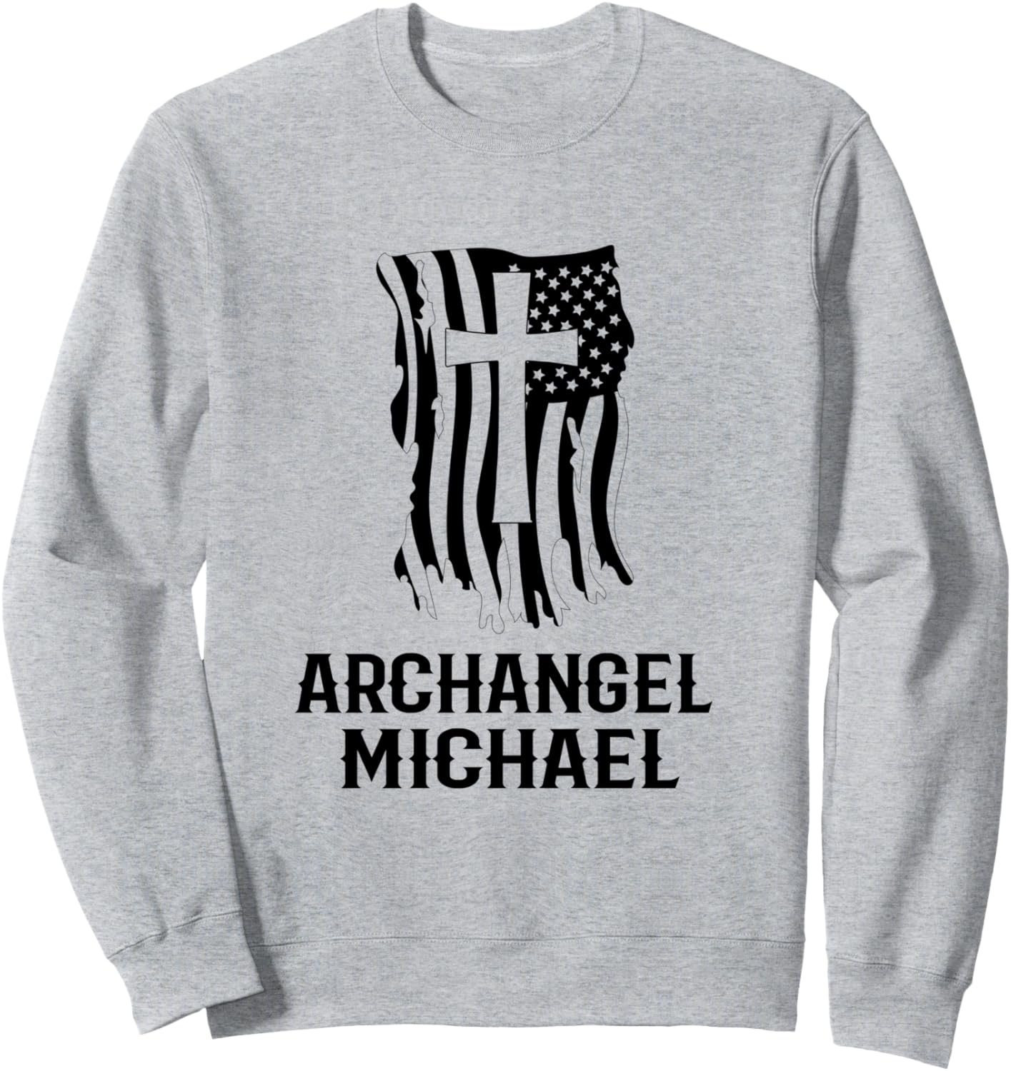 

Традиционная католическая толстовка с изображением Архангела Михаила, серая, размер S Archangel Michael Costume. Catholics Cosplay