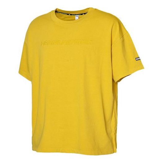 

Футболка adidas Dp Tee Round Neck Breathable Casual Sports Basketball Short Sleeve Yellow, желтый