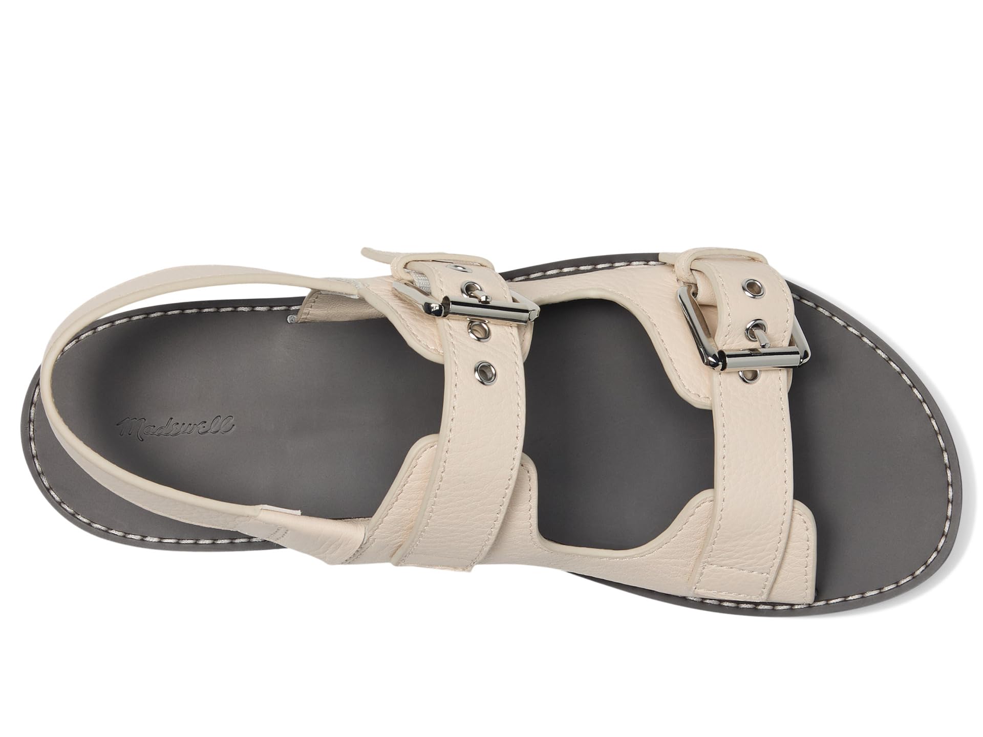 Сандалии Madewell Indie Double Buckle Sandals, слоновая кость — фото 2