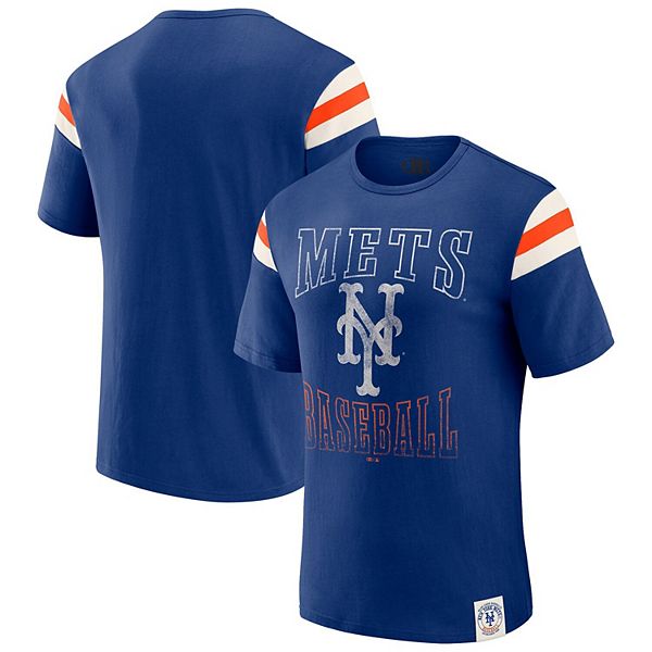 

Футболка мужская royal new york mets с полосками на рукавах Darius Rucker Collection By Fanatics