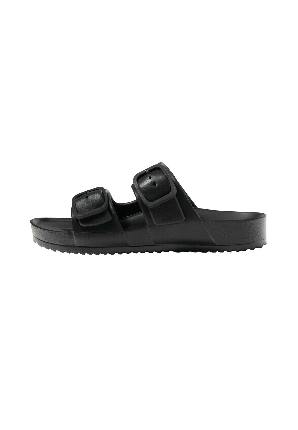 Мюли BUCKLED - Pool slides OYSHO, черный