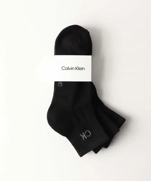Набор носков Calvin Klein 3 пары, короткие, антибактериальные, разноцветные — фото 3