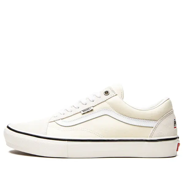 

Кроссовки palace x skate old skool 'classic white' Vans, белый