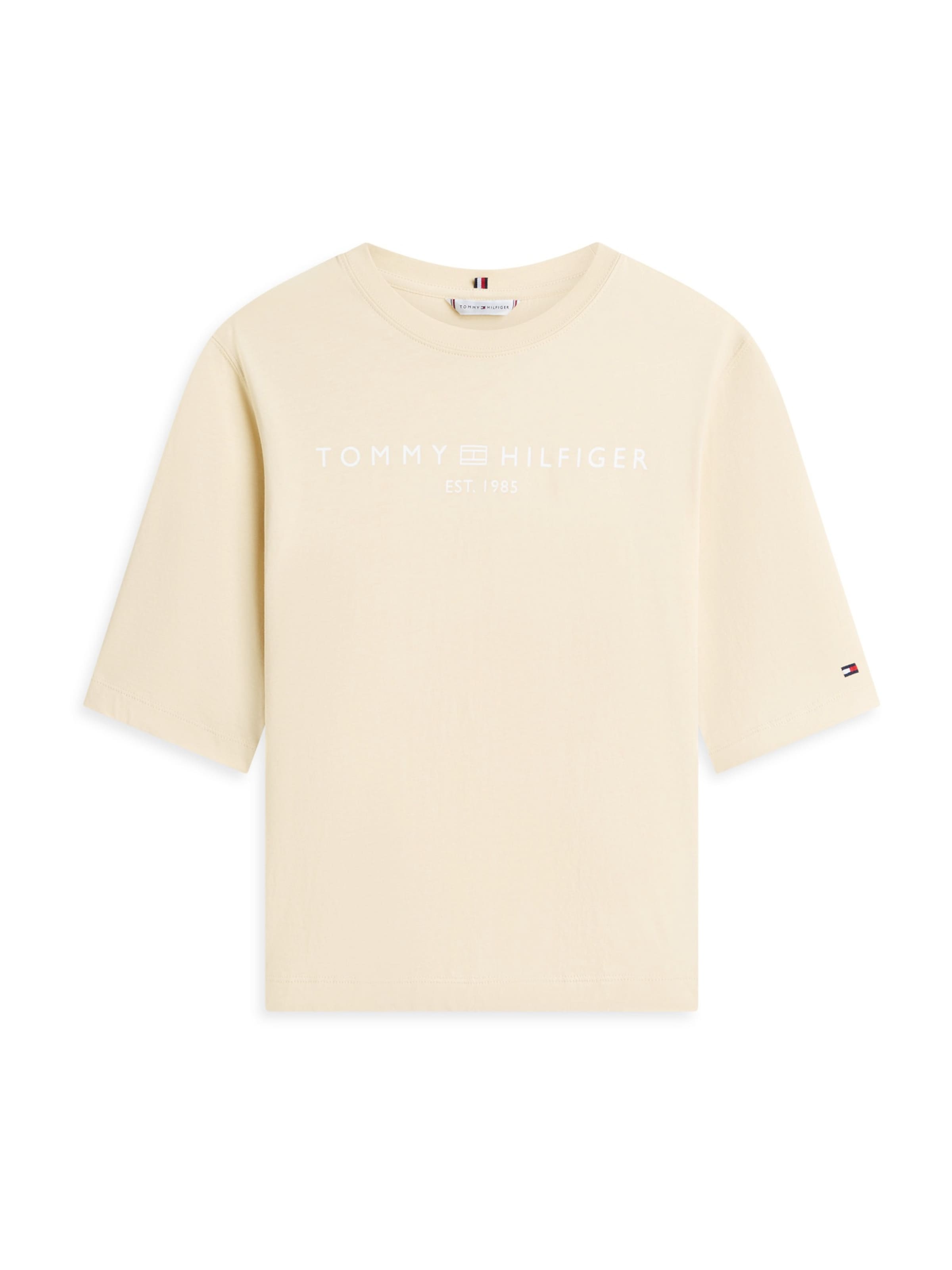 

TOMMY HILFIGER Футболка в цвете шамуа