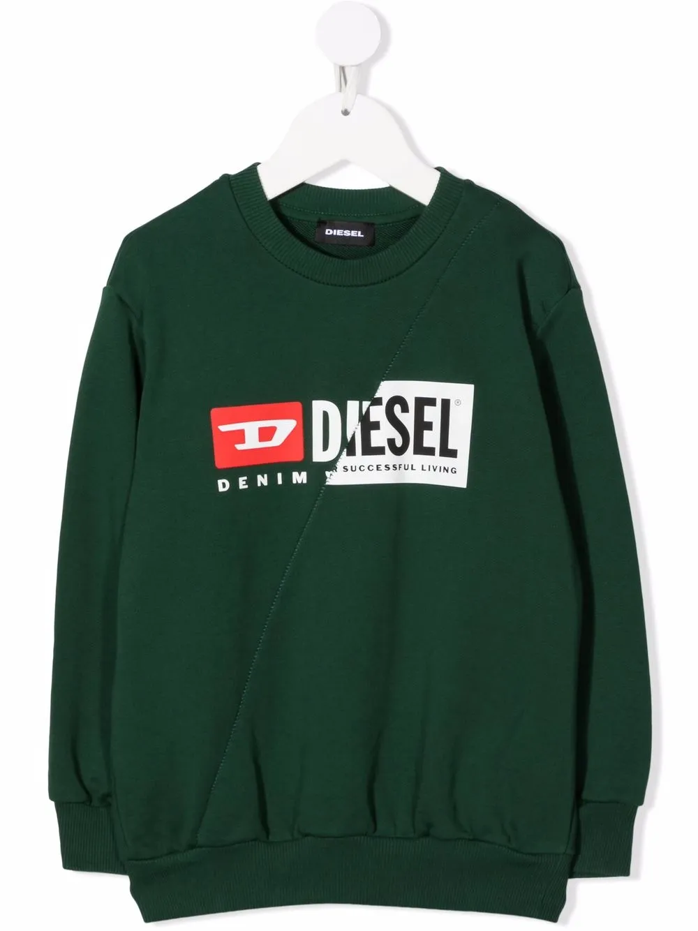 

Толстовка с логотипом Diesel Kids, зеленый