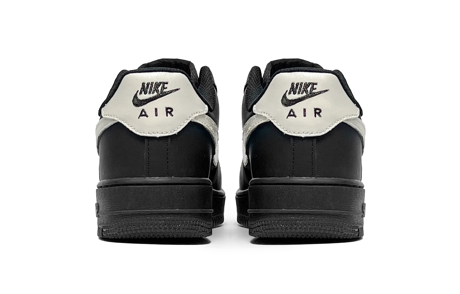 Nike Кроссовки Air Force 1 Infernal Affairs низкие женские черно-белые, цвет Black White — фото 4