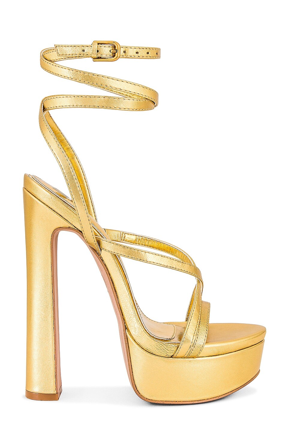 

Сандалии JLO Jennifer Lopez x REVOLVE Jenny, цвет Golden