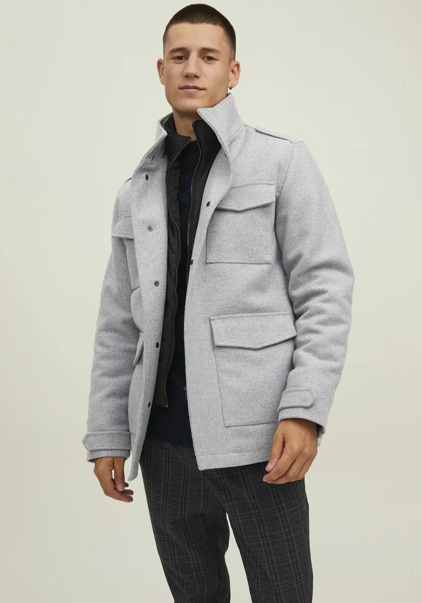 

Длинная куртка Jack & Jones "BLAPARKER WOOL FIELD JKT", серый