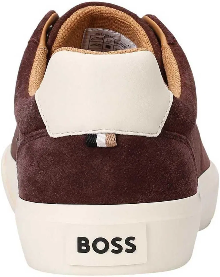 Кроссовки BOSS Men's Aiden_Tenn_sddrb Tennis, Dark Red601 — фото 4