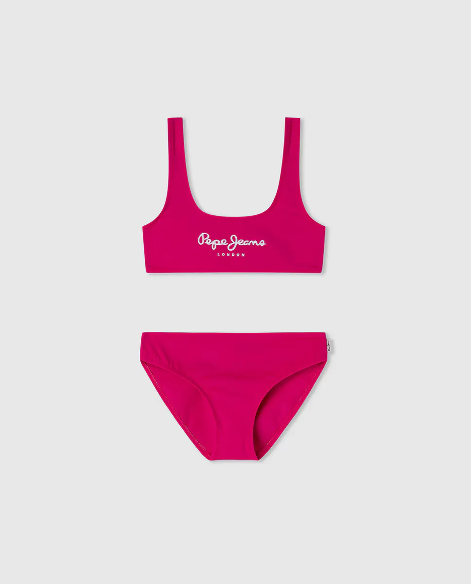

Pepe Sc Комплект бикини для девочек Pepe Jeans, фуксия