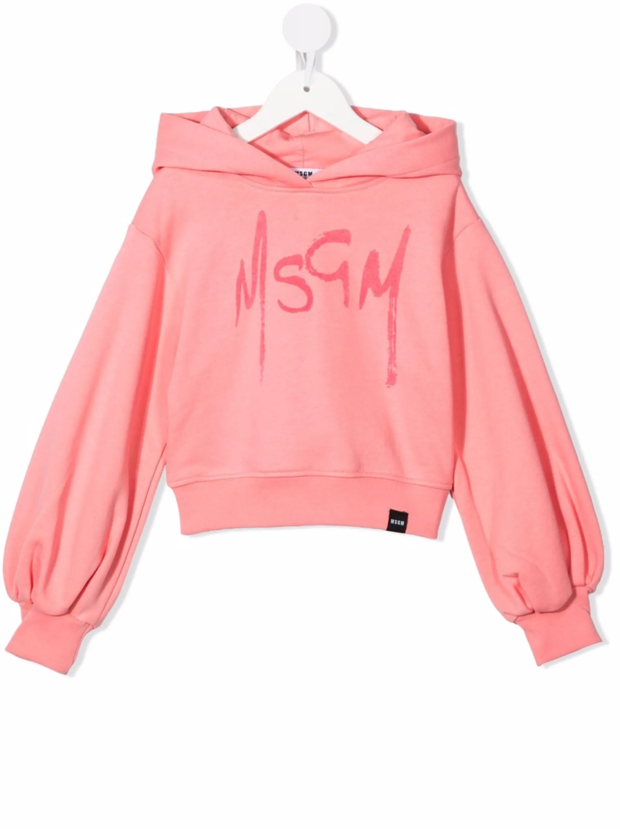 

Худи с логотипом Msgm Kids, розовый