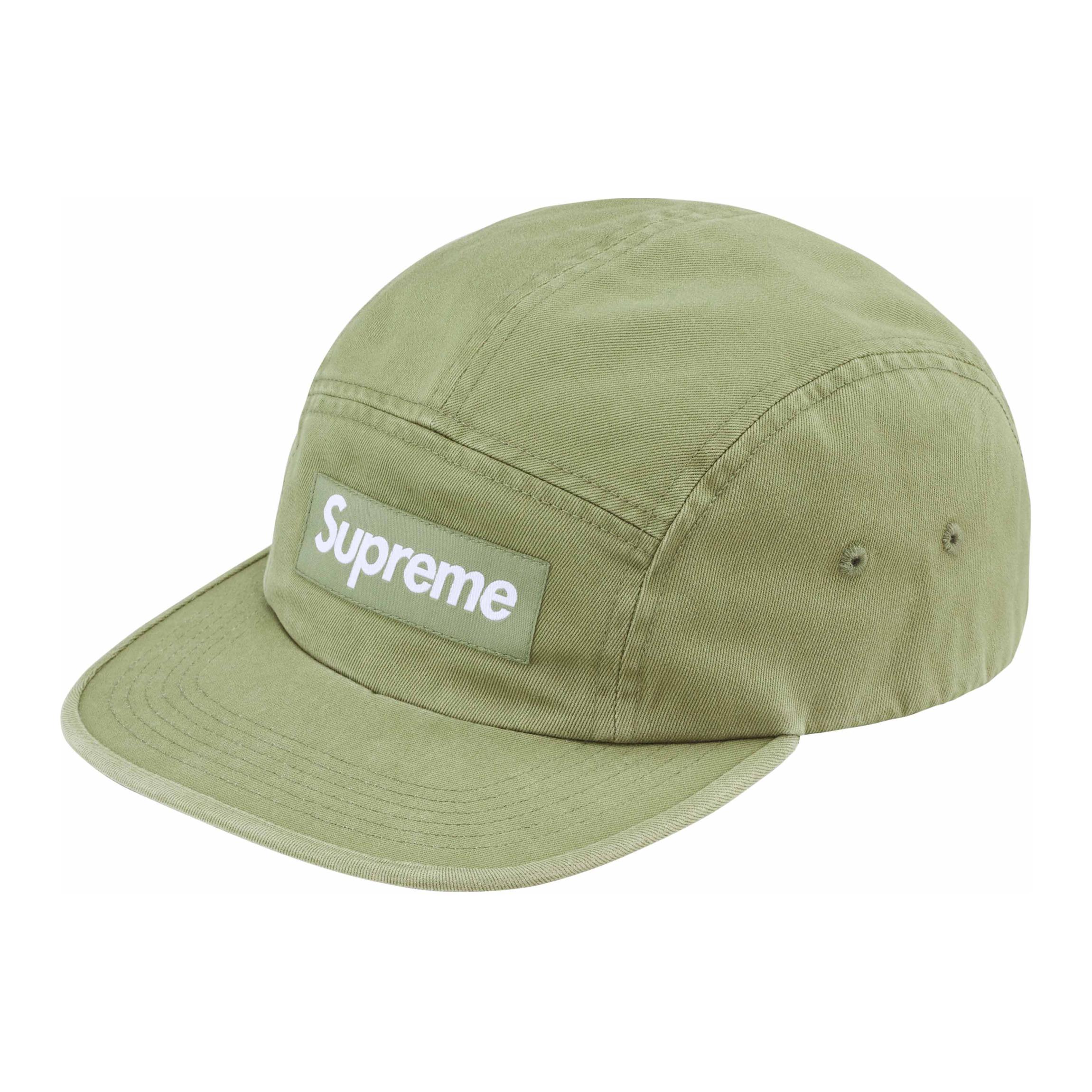 

Supreme Стираная чиносовая киперная кепка, Green