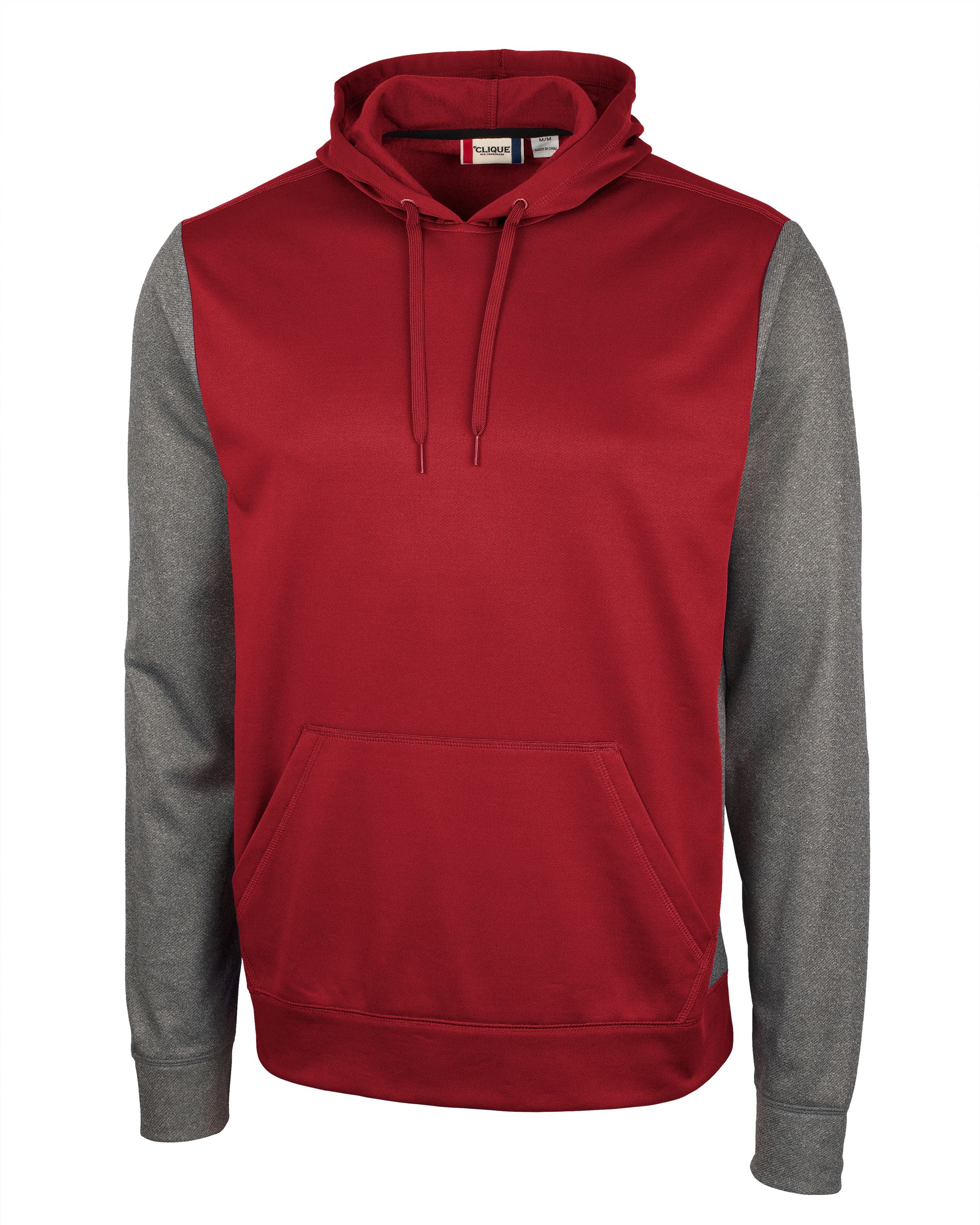 

Мужской пуловер Clique Helsa Sport с цветными блоками, цвет cardinal red