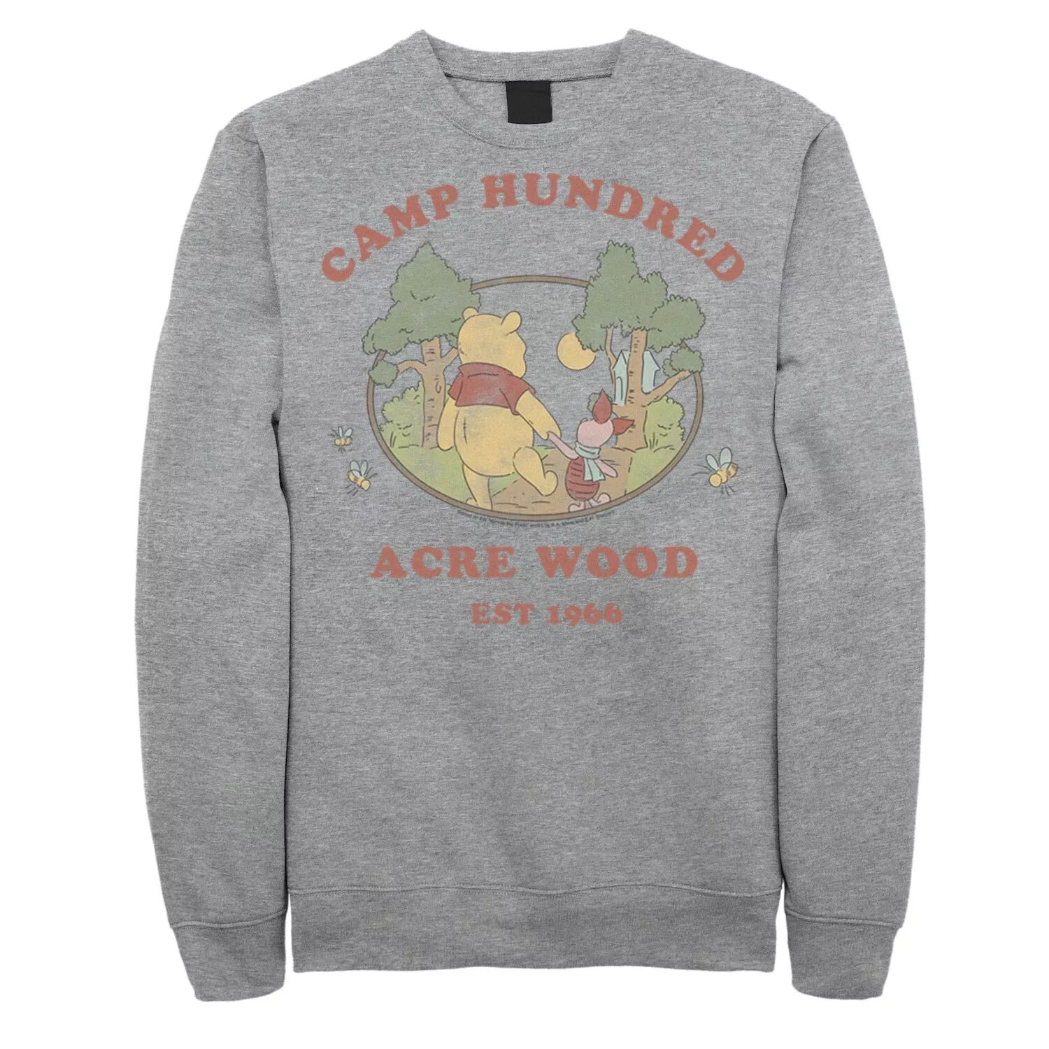 

Мужской свитшот Disney Winnie The Pooh & Piglet Walking Camp 100 Acre Wood Licensed Character, Серый, Мужской свитшот Disney Winnie The Pooh & Piglet Walking Camp 100 Acre Wood Licensed Character