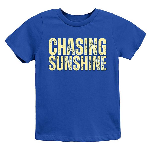 

Футболка с коротким рукавом Chasing Sunshine Block Distressed The Juniper Shop, Royal