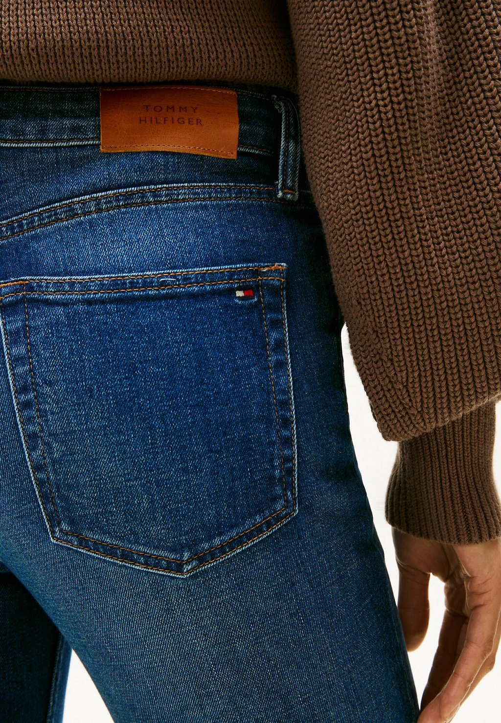 Джинсы облегающего кроя Tommy Hilfiger, цвет New Doreen — фото 4