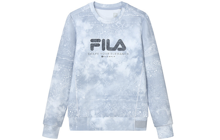

Спортивная толстовка женская пыльно-синяя Fila