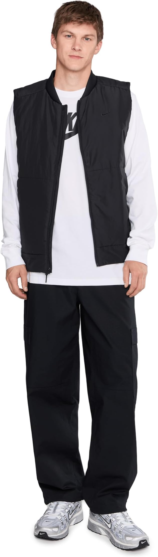 Мужской жилет с синтетическим наполнителем Therma-FIT Unlimited Nike, Black/Black — фото 2