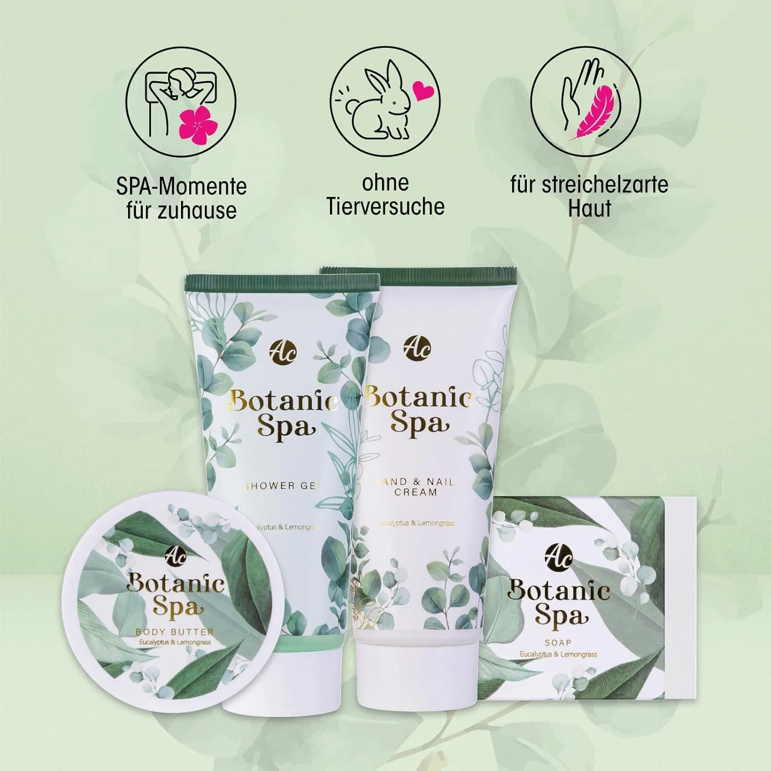 Женский подарочный набор Accentra BOTANIC SPA с косметичкой Accentra — фото 4