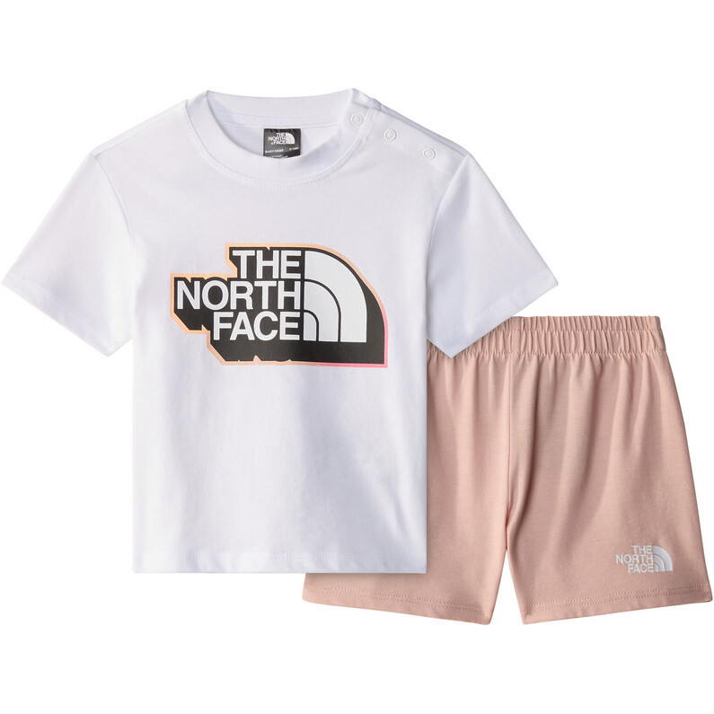 

Детский хлопковый летний комплект для малышей The North Face, белый