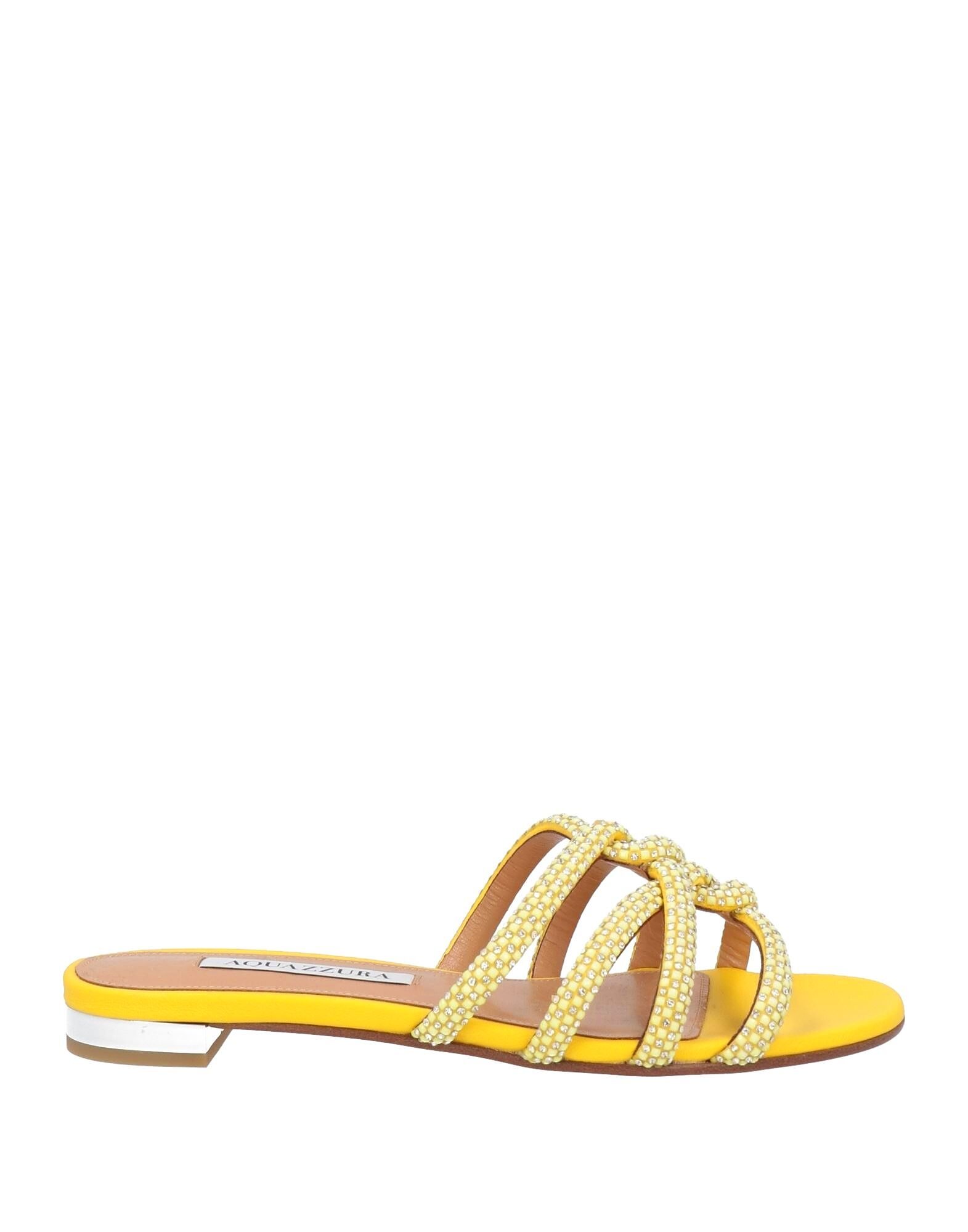 Сандалии Aquazzura, желтый