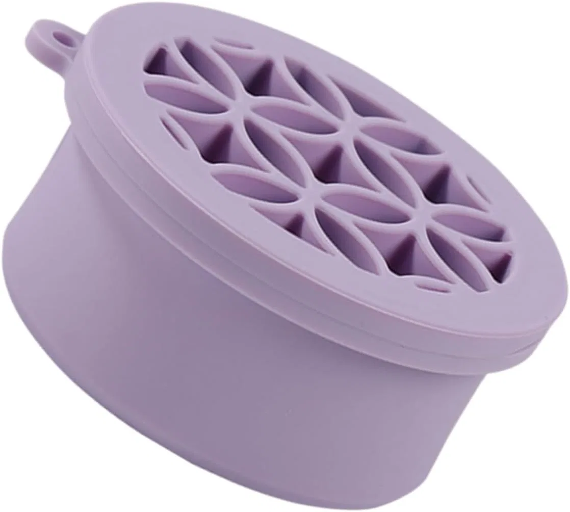 Складная силиконовая чаша для очистки кистей Beatifufu 10x8.5 см
