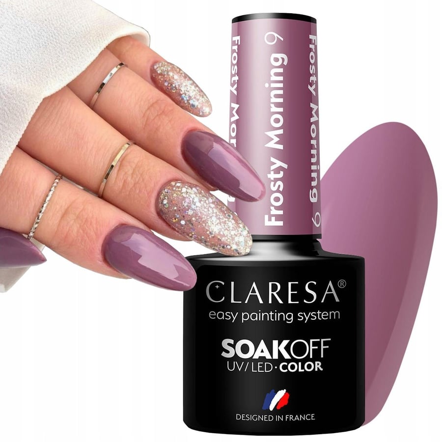 

Claresa Frosty Morning 9 Hybrid Лак для ногтей Hybrid 5 мл Puderek