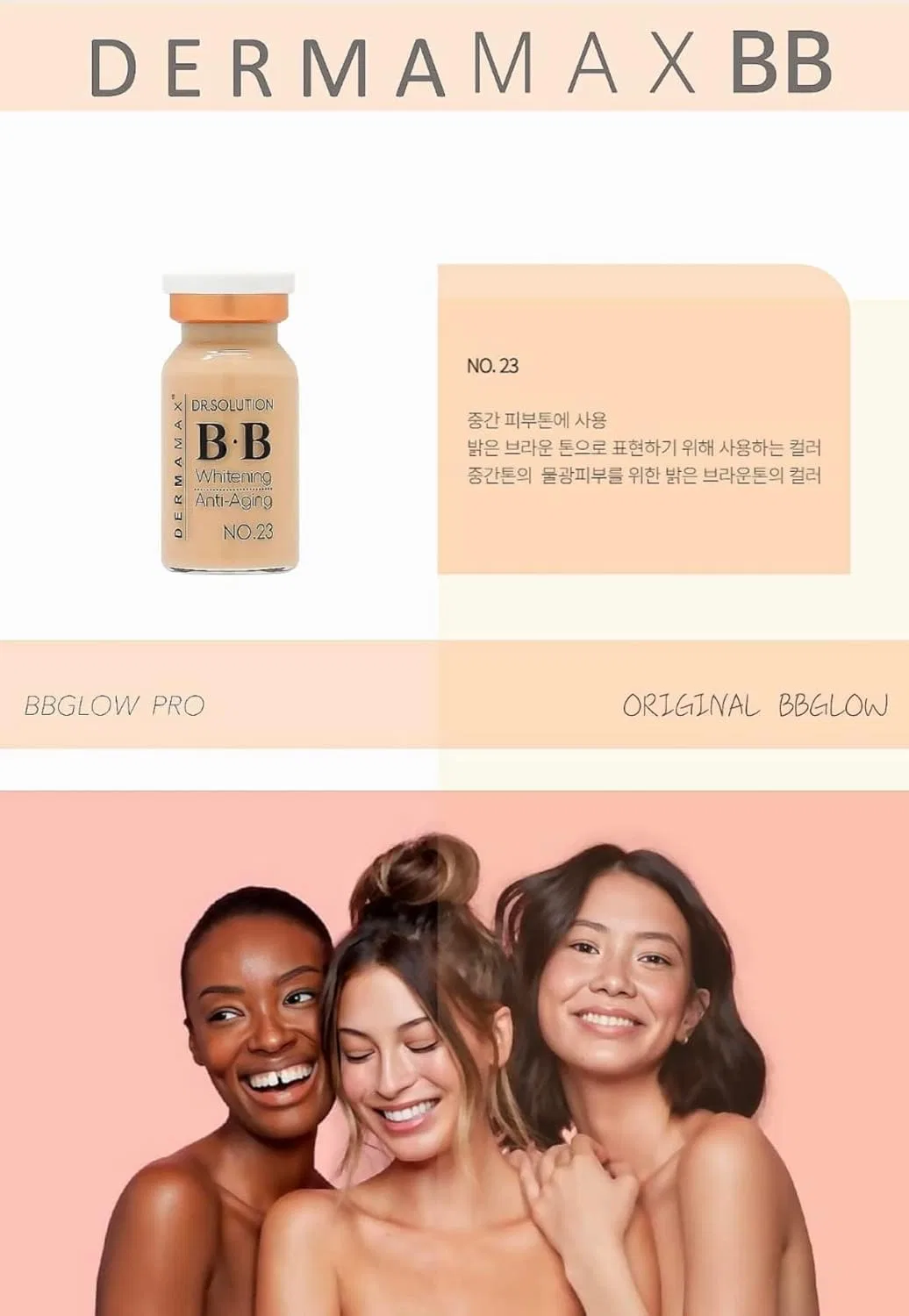 Набор BB-сывороток «Colour Serum» для микронидлинга, оттенки № 21 и 23 от DERMAMAX Dermamax, 1 X No. 21, 1 X No. 23 — фото 3