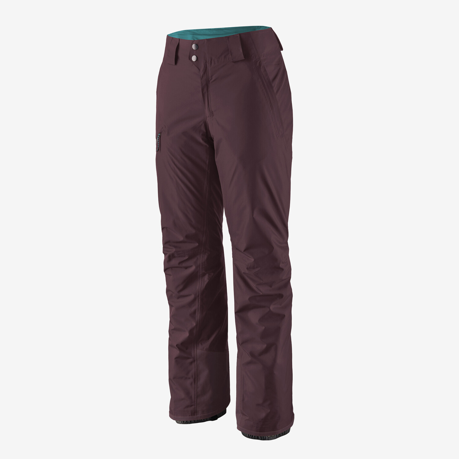 

Женские утепленные брюки Powder Town Patagonia, цвет Obsidian Plum