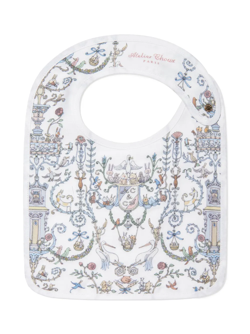

Нагрудник Toile de Jouy из коллаборации с Caitlin Wilson Atelier Choux, белый