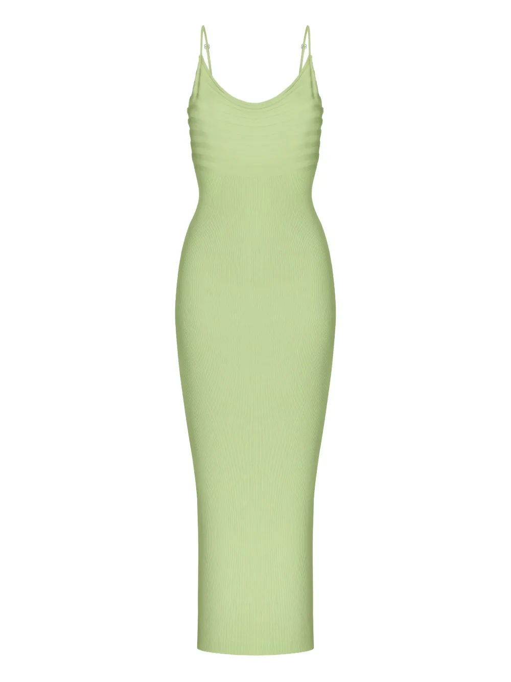 

Платье миди в рубчик KOROBEYNIKOV, зеленый