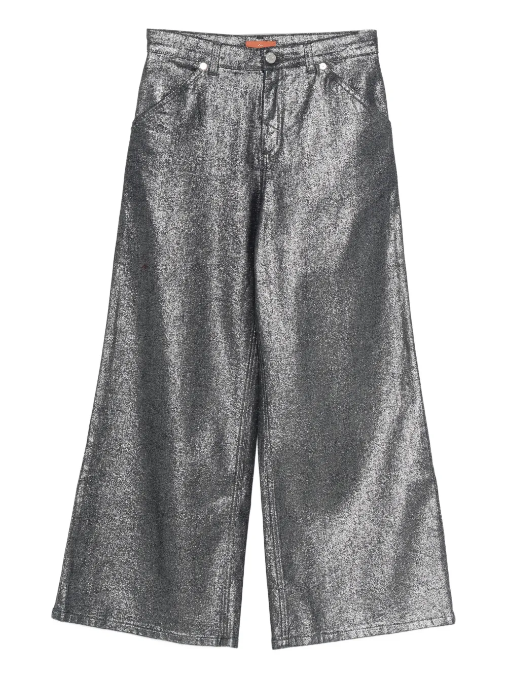 

Джинсы с металлическим эффектом Missoni Kids, синий