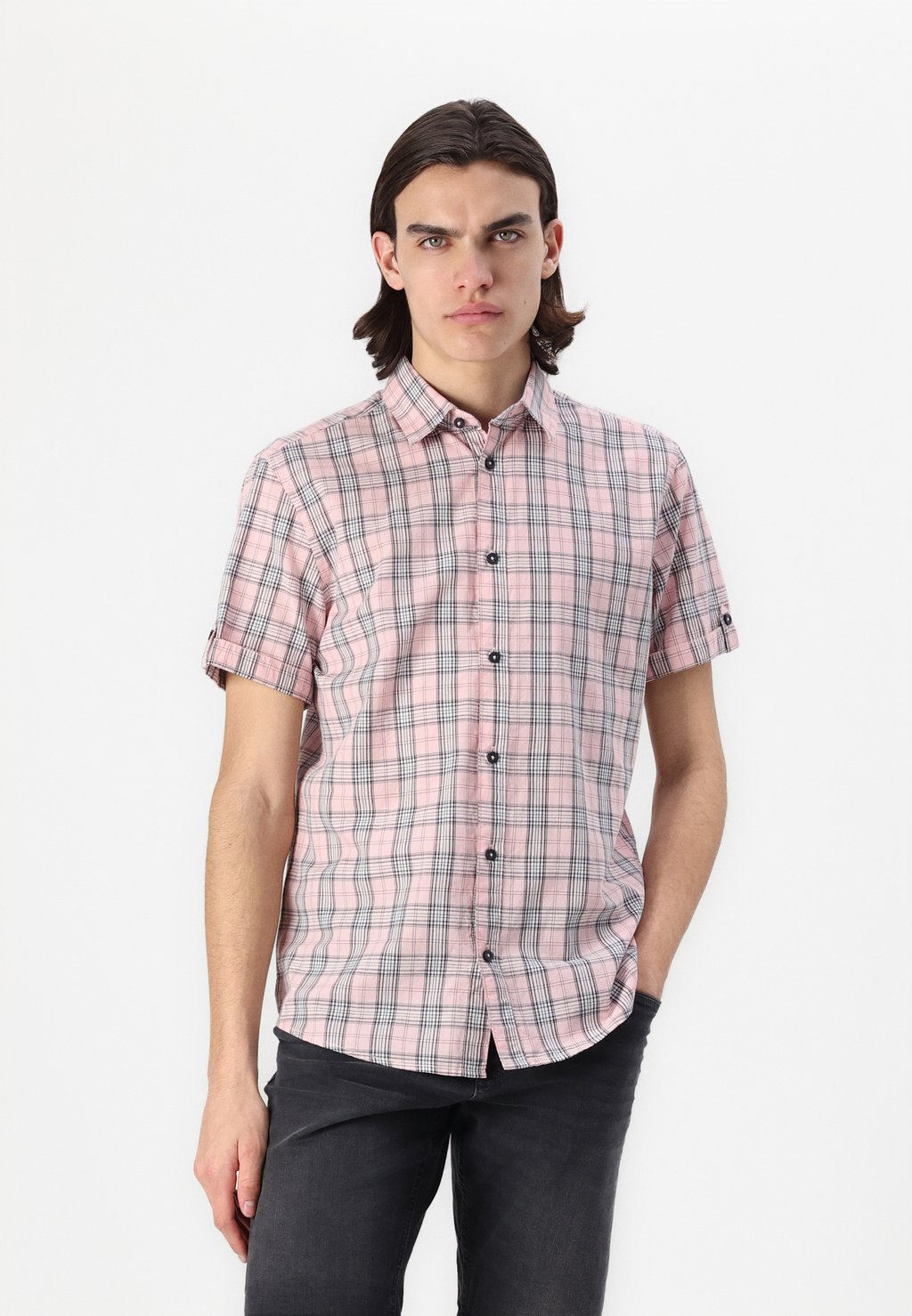 

Рубашка CHECKED SHIRT TOM TAILOR, мультиколор