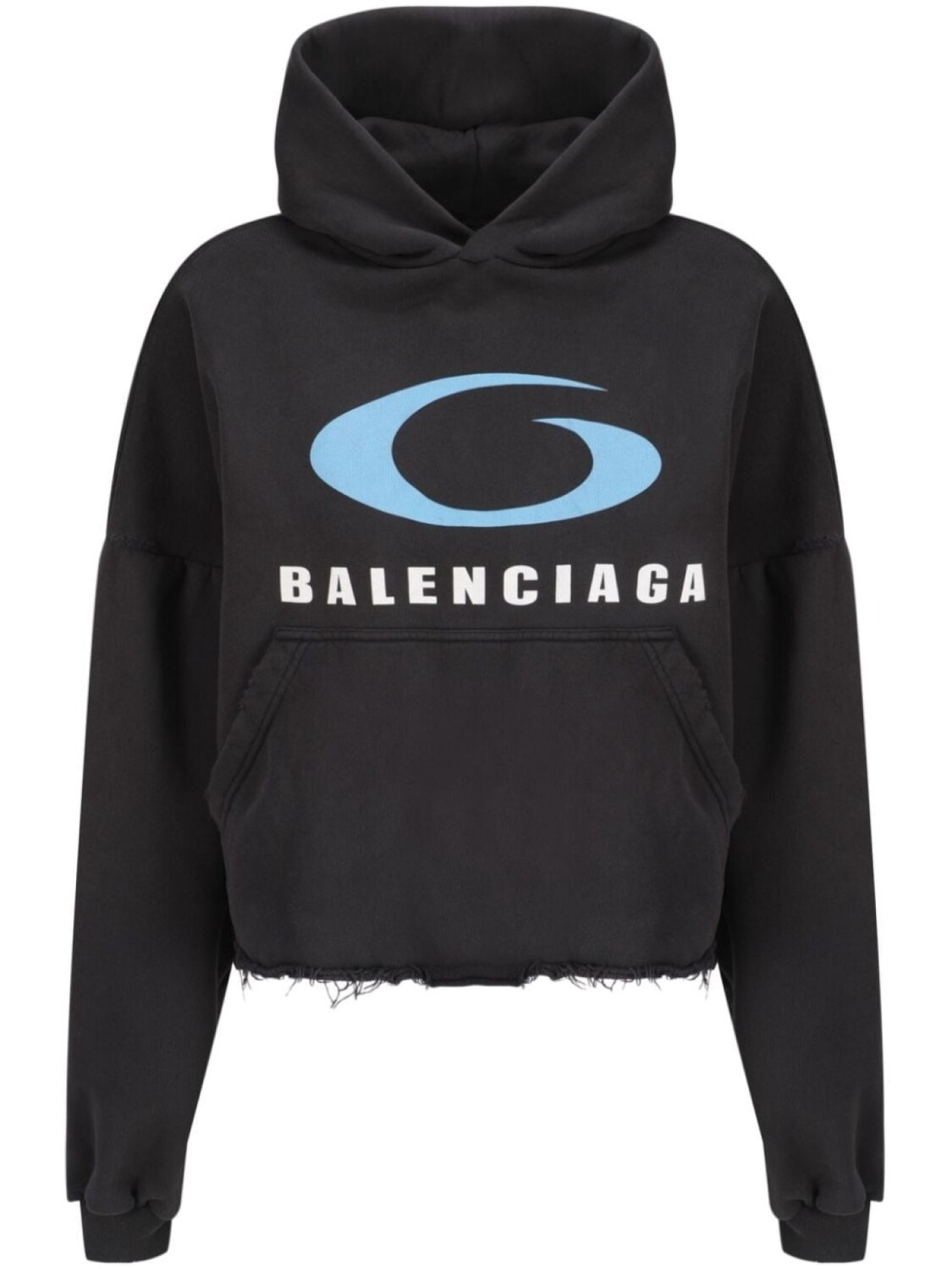 

Balenciaga худи с логотипом, черный