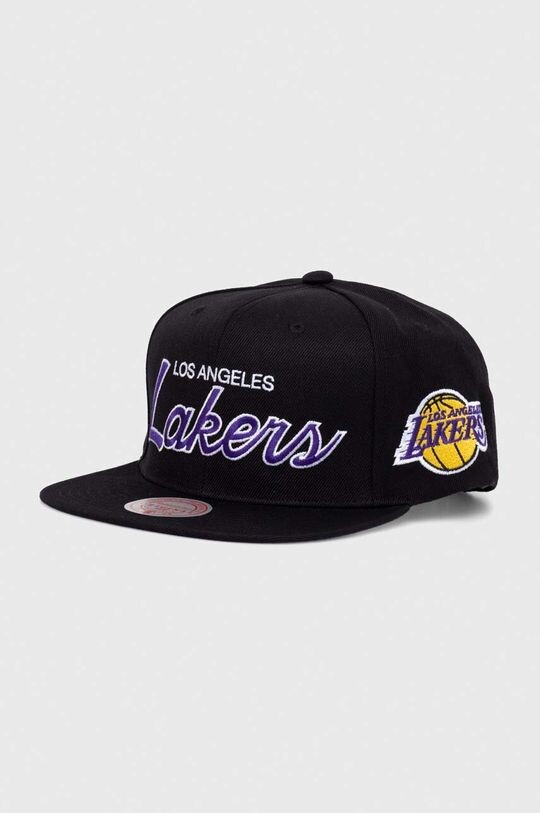 

Бейсболка NBA LOS ANGELES LAKERS из смесовой шерсти Mitchell&Ness, черный