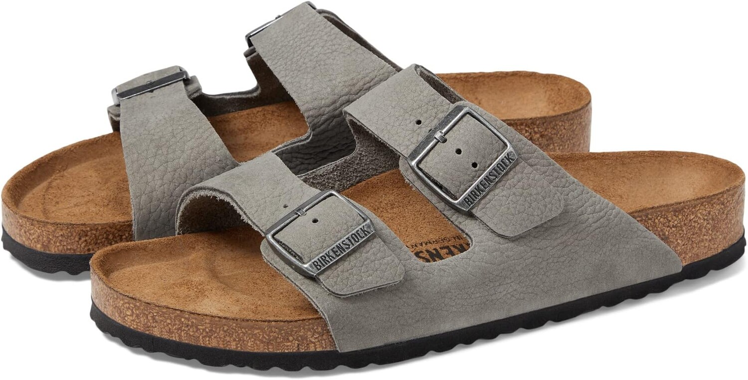 

Сандалии на плоской подошве Arizona Desert Buck Birkenstock, цвет Whale Gray