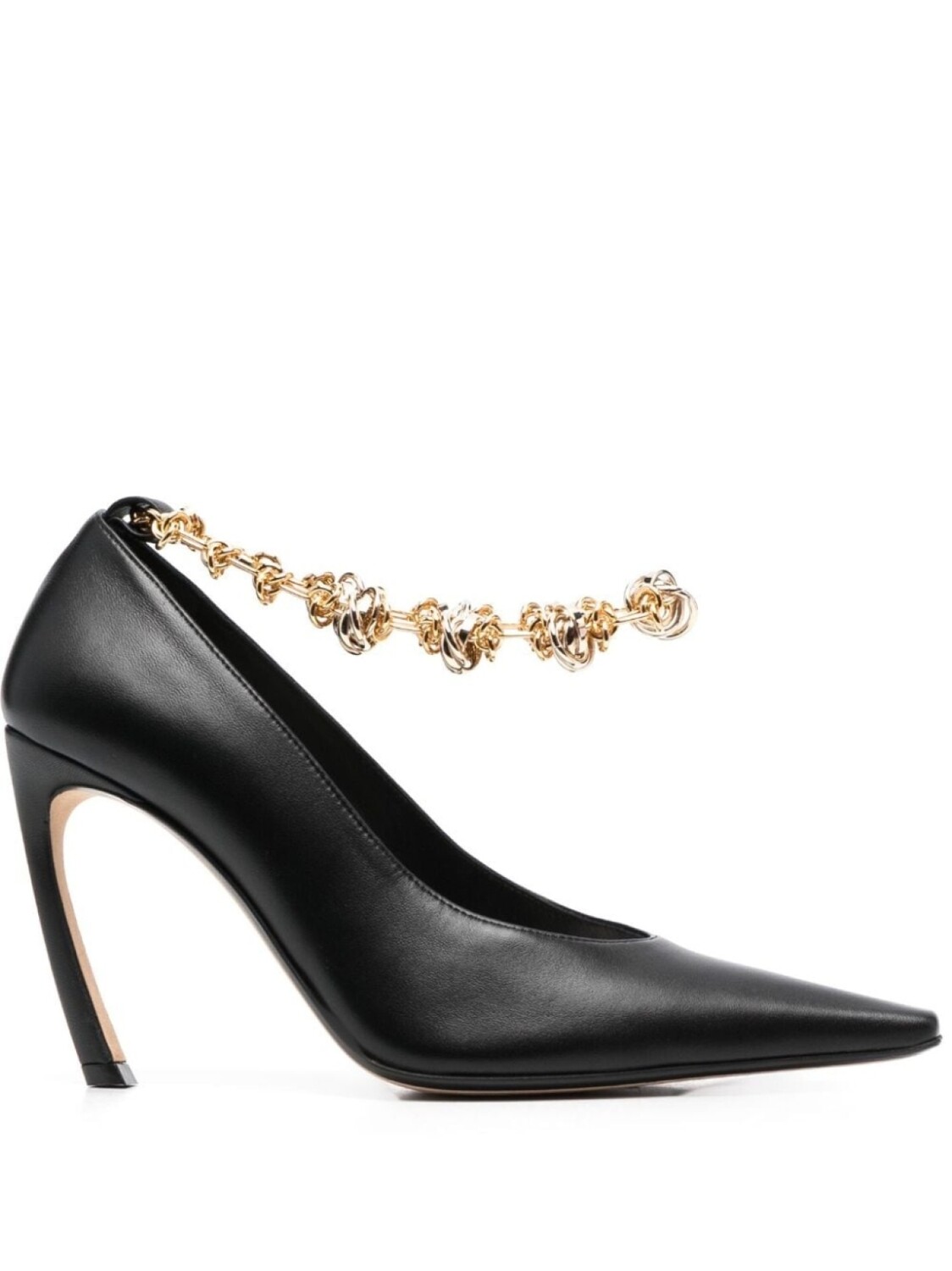

Lanvin туфли Swing 95 с цепочкой, черный