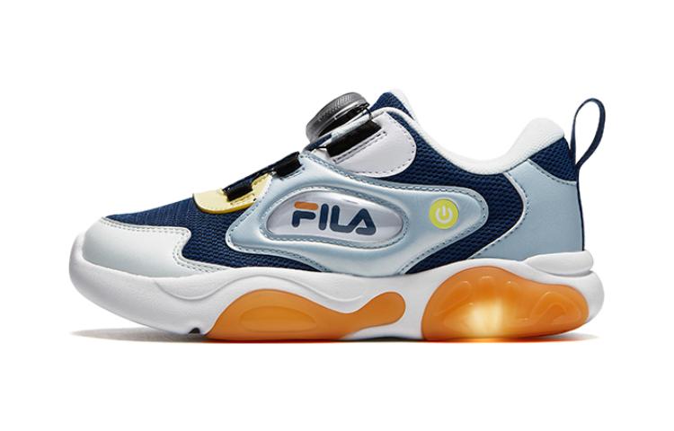 FILA KIDS Детские тренировочные кроссовки с амортизацией и износостойкостью Blue White для детей 3-7 лет
