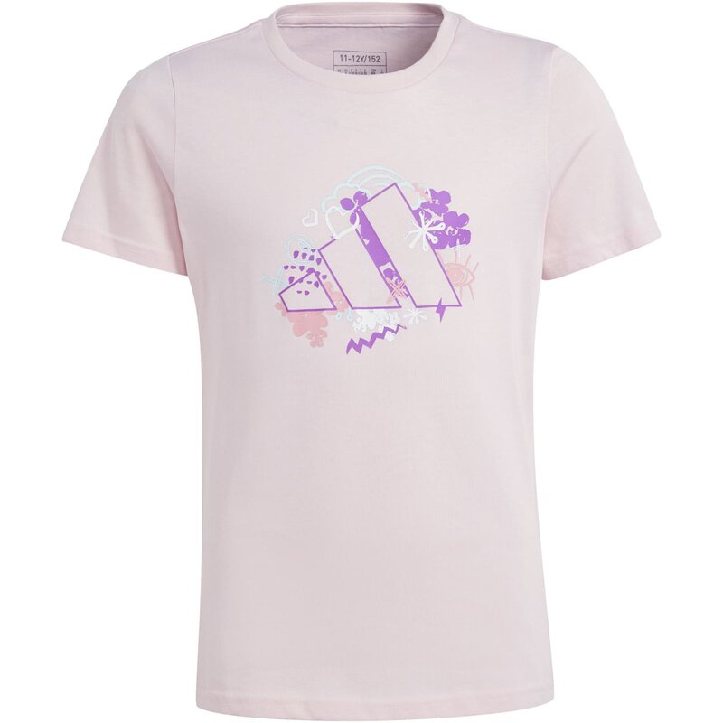 

Тренировочная графика на футболке Adidas, цвет sanpin