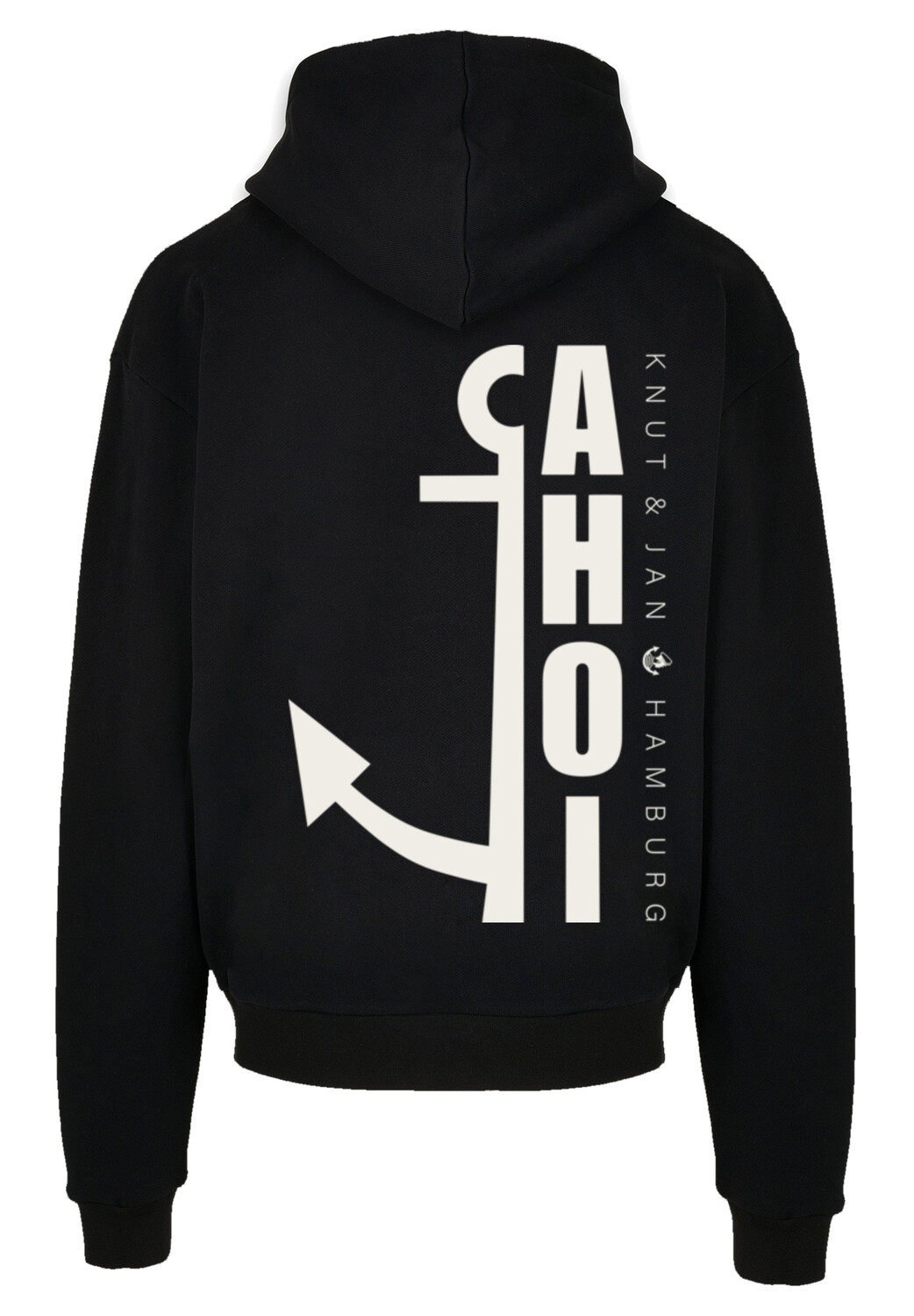 

Пуловер F4NT4STIC Ultra Heavy Hoodie Ahoi Anker Knut & Jan Hamburg, черный