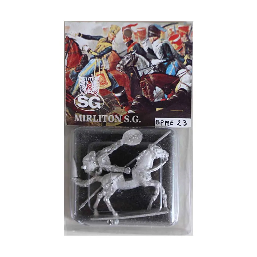 

Итальянский или немецкий рыцарь 1200 – скачущий галопом, Historical Miniatures - Medieval - Characters (28mm) (Mirliton SG)