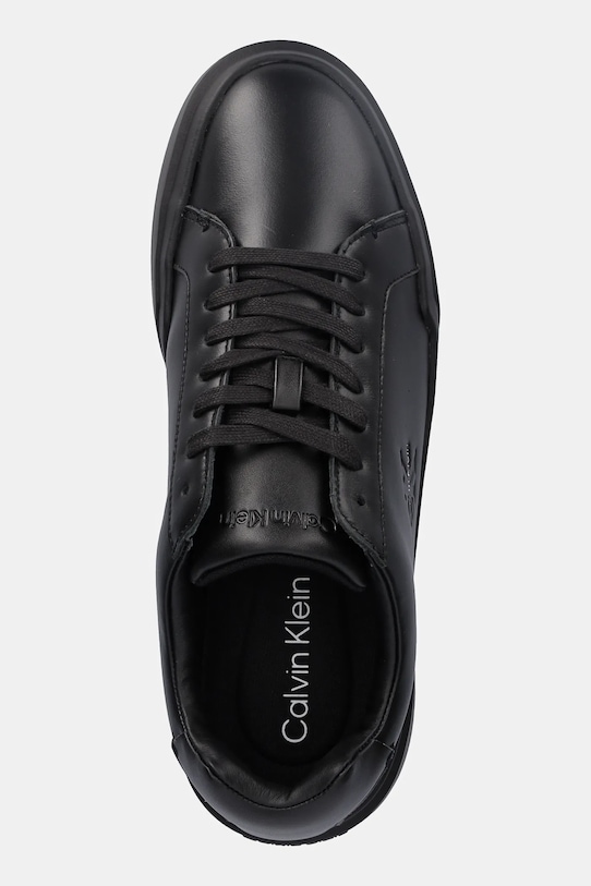 Кроссовки CHUNKY CUPSOLE LACEUP LTH из кожи Calvin Klein, черный — фото 4