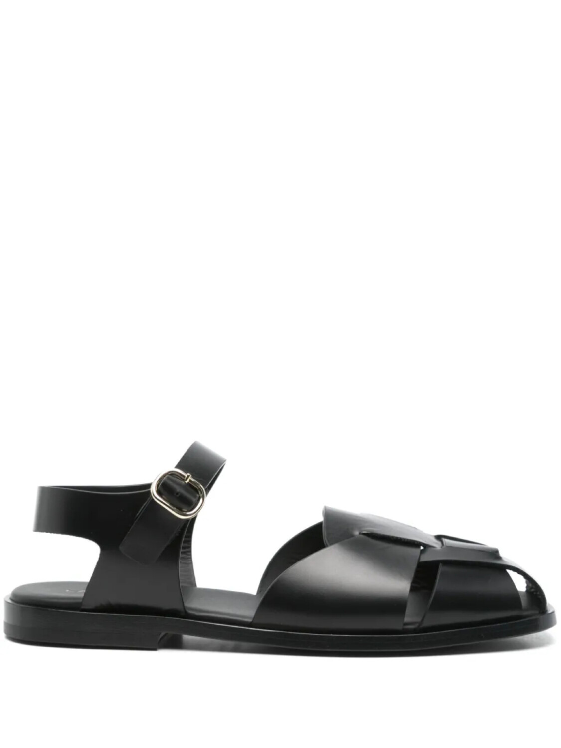 

Сандалии из кожи Lardini, черный