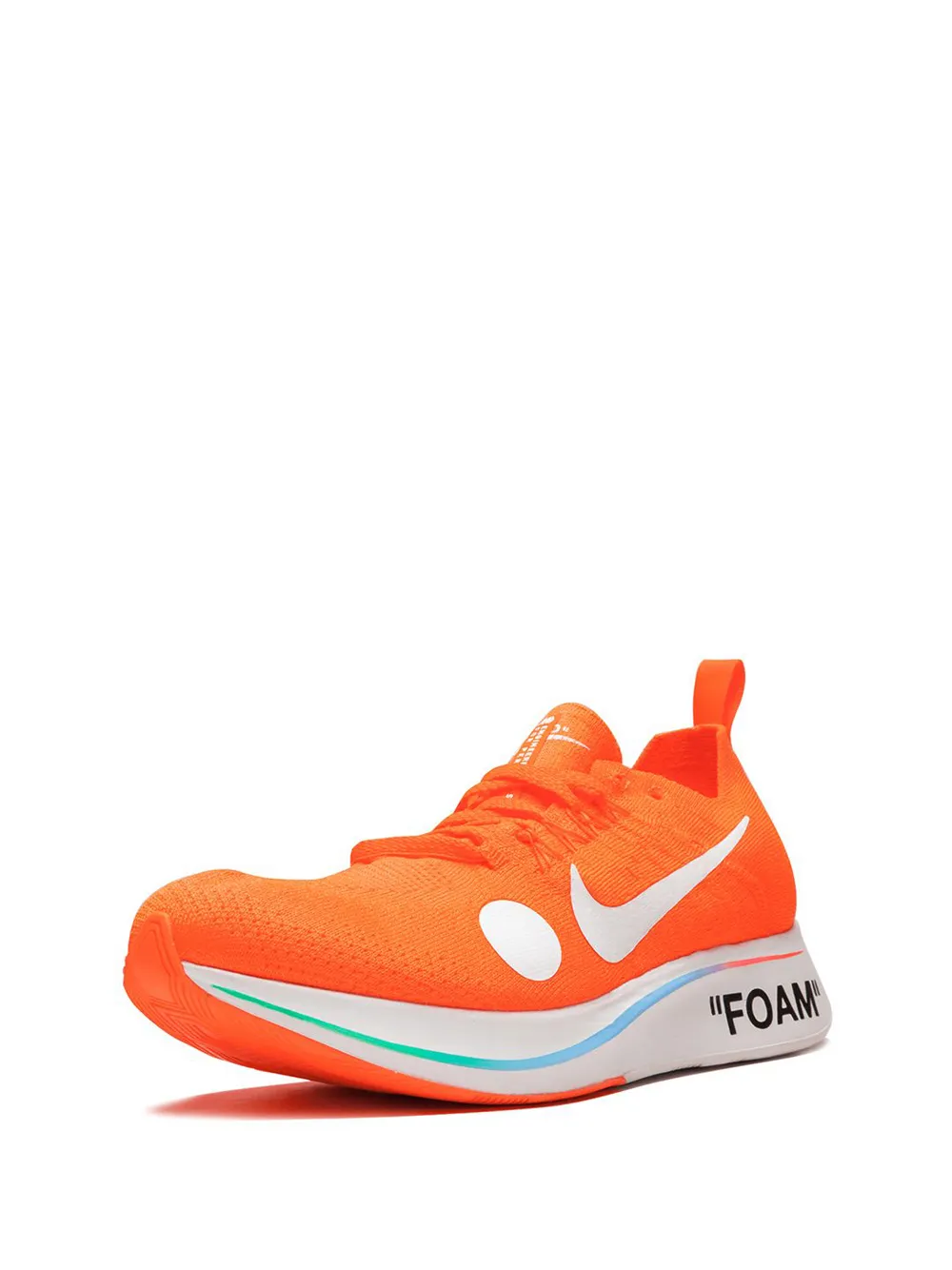 Кроссовки Zoom Fly Mercurial FK Nike X Off-White, оранжевый — фото 4