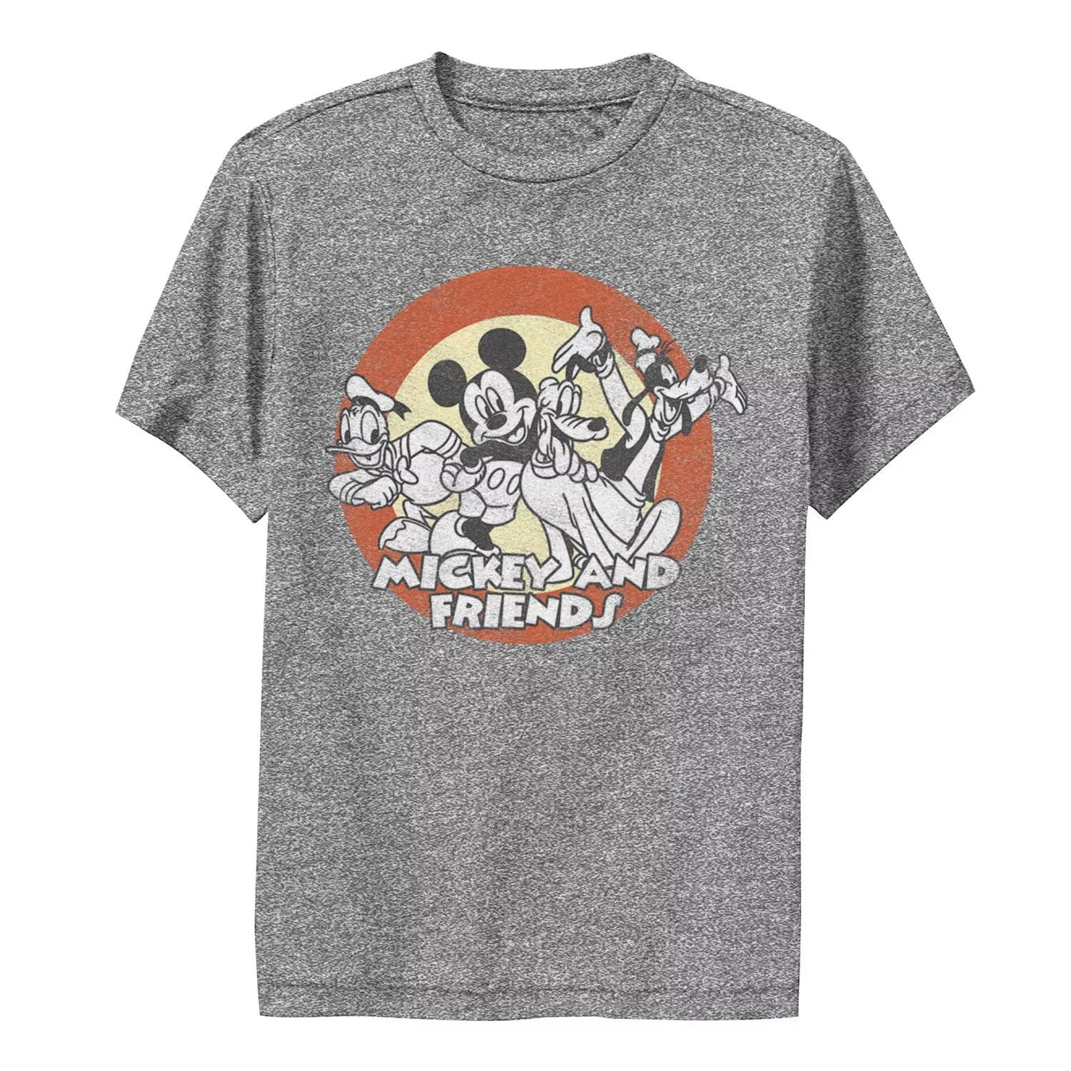 

Круглая футболка в стиле ретро для мальчиков 8–20 лет от Disney's «Микки Маус и друзья» Disney