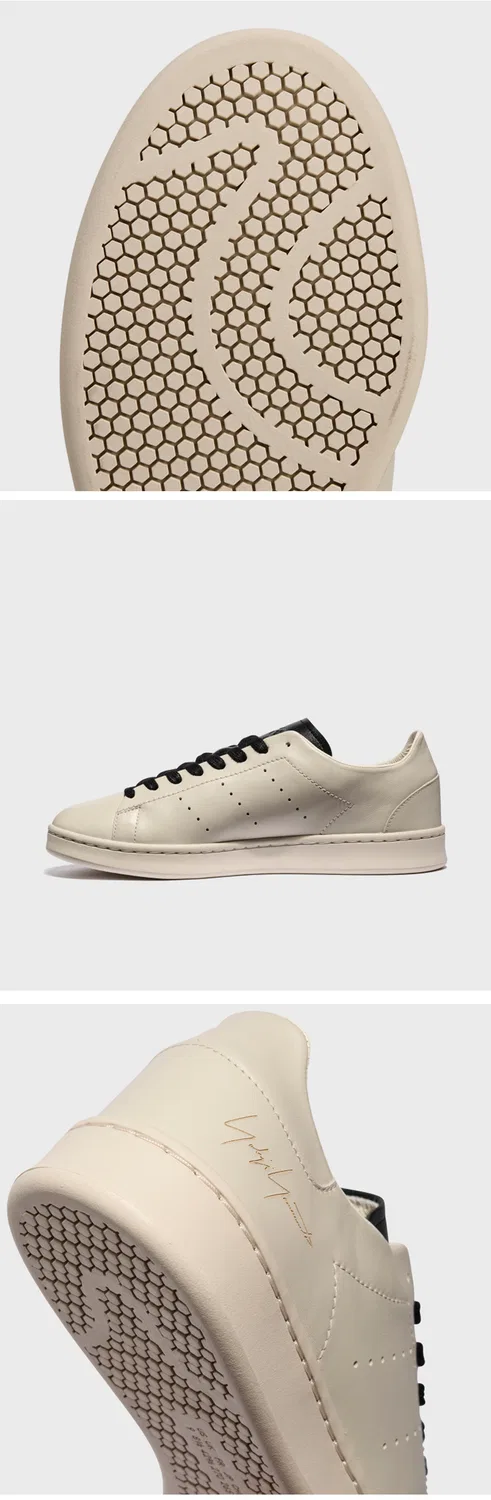 Мужские низкие кроссовки Stan Smith цвета алюминия от Y-3 — фото 3