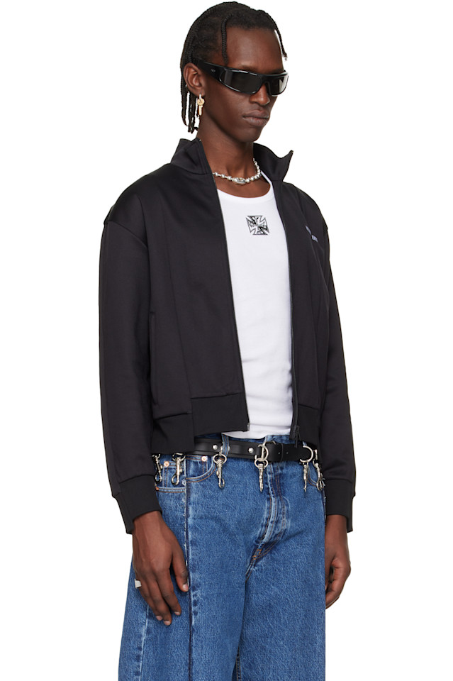 Спортивная куртка Cut-Up на молнии Vetements, черный — фото 2