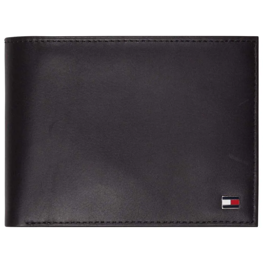 

Кошелек Tommy Hilfiger Eton Flap And Coin Pocket leather, черный