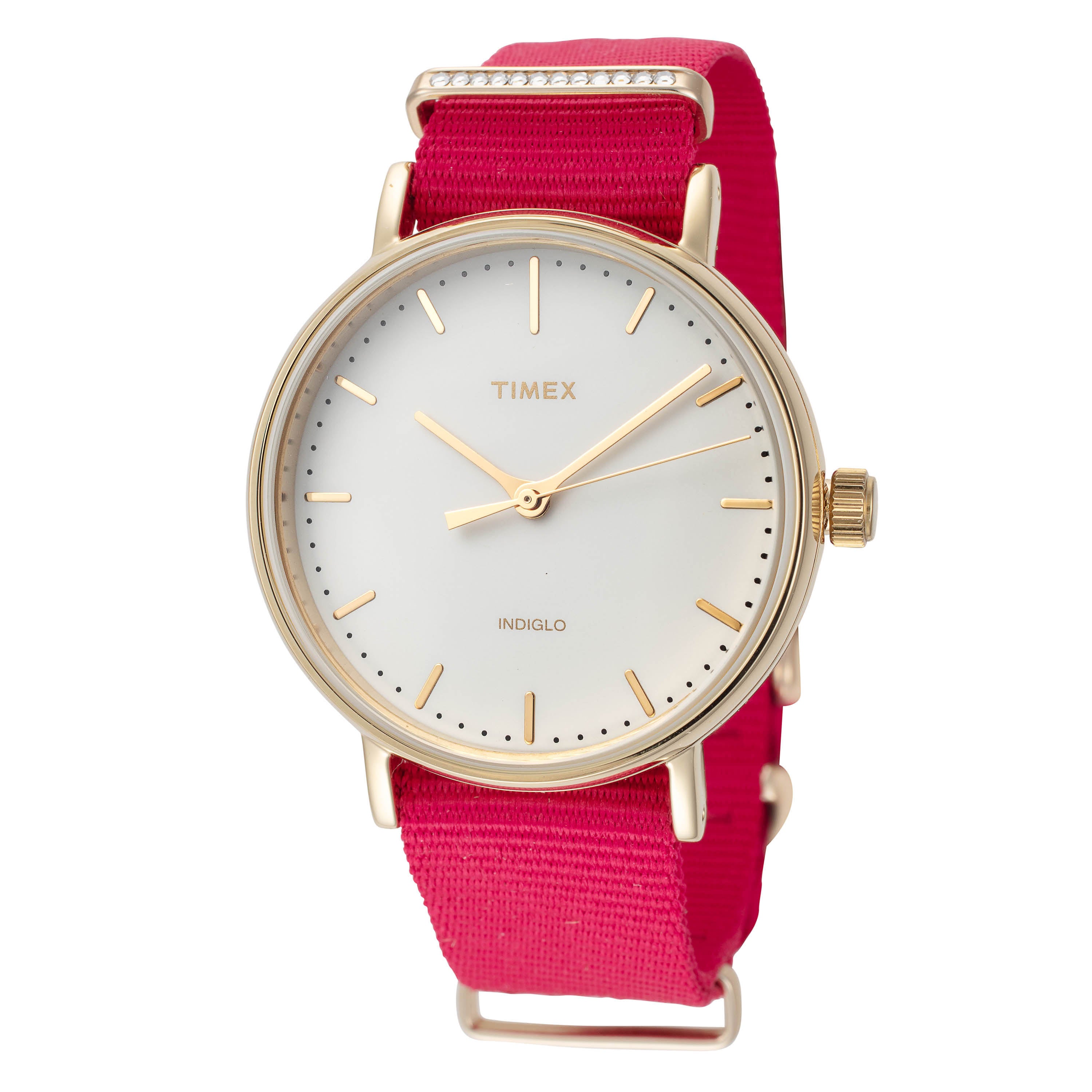 

Женские кварцевые часы Timex 37 мм, розовый