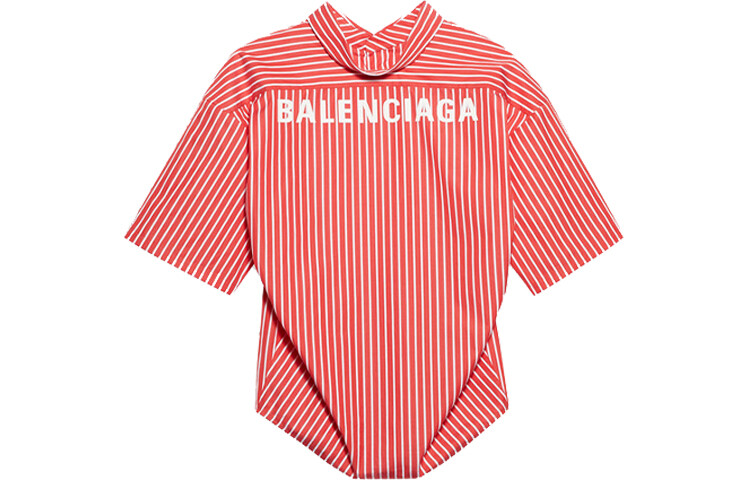

Рубашка женская красная Balenciaga